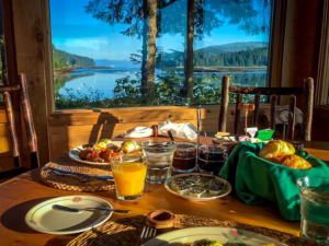 Photo of a Sunrise Breakfast on Admiralty Island