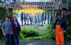 Photo of a Family of Anglers at One of the Premier Alaska Fishing Camps