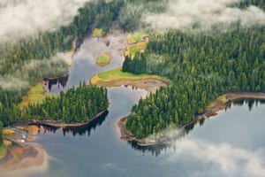 Aerial View of the Tongass National Forest